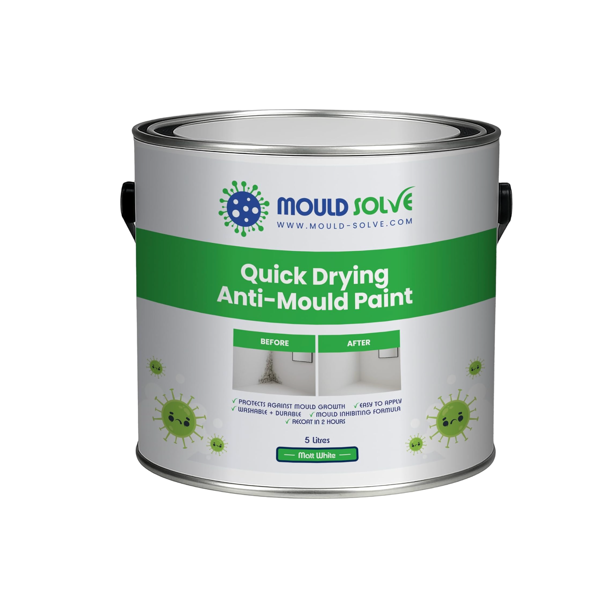 Anti-Mould Paint 5L – Matt White — product detail