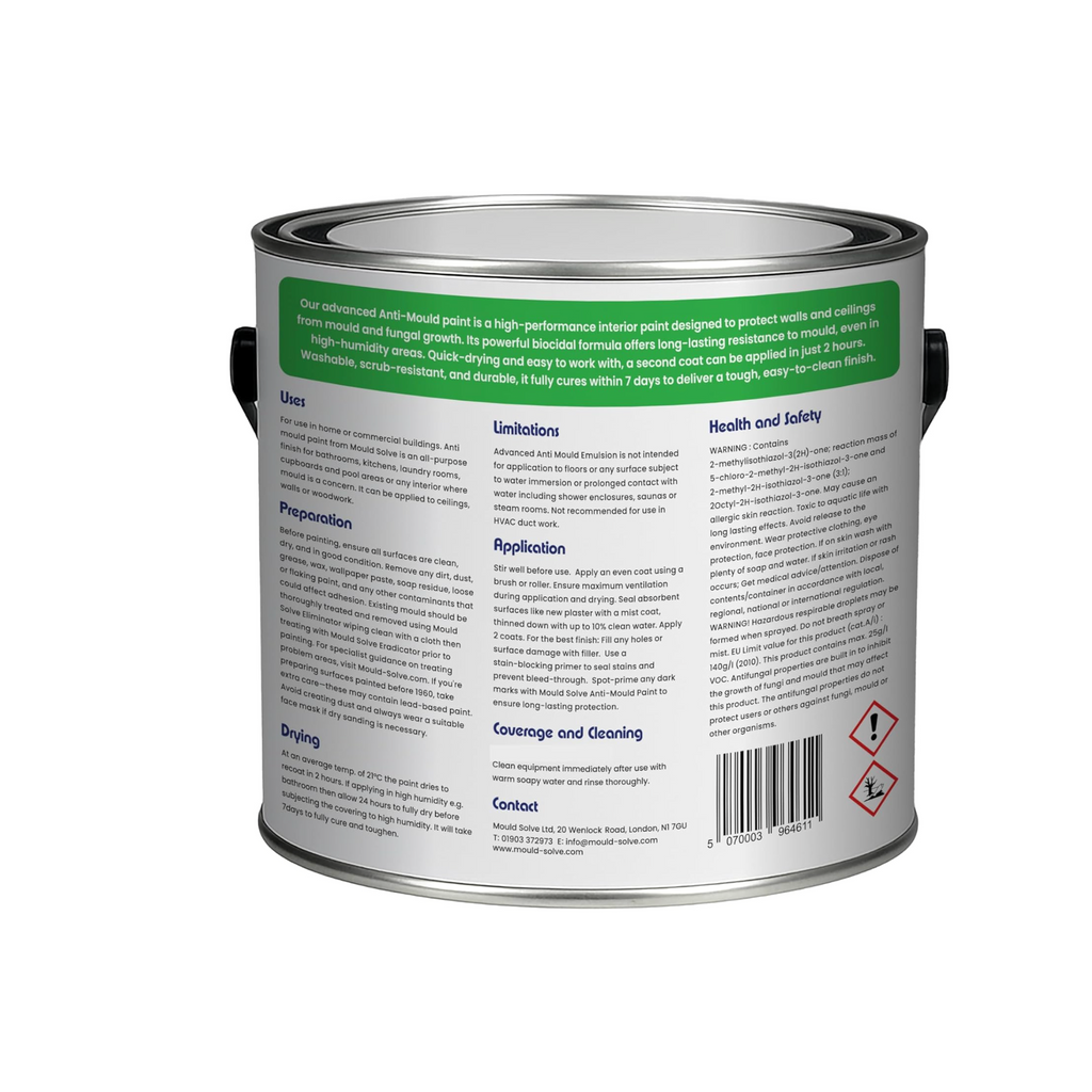 Anti-Mould Paint 5L – Matt White — product detail