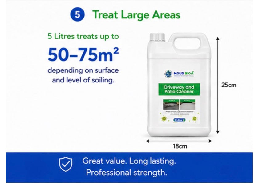 Mould Solve Driveway & Patio Cleaner 5L