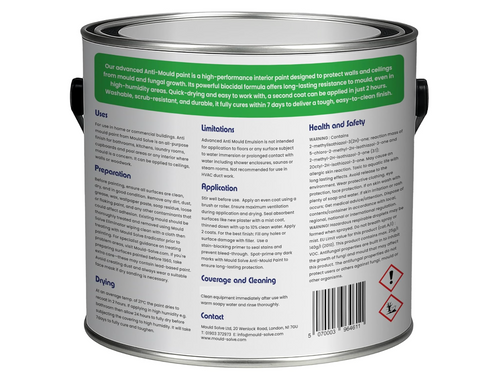 Mould Solve Anti Mould Paint 0.5L – Matt White