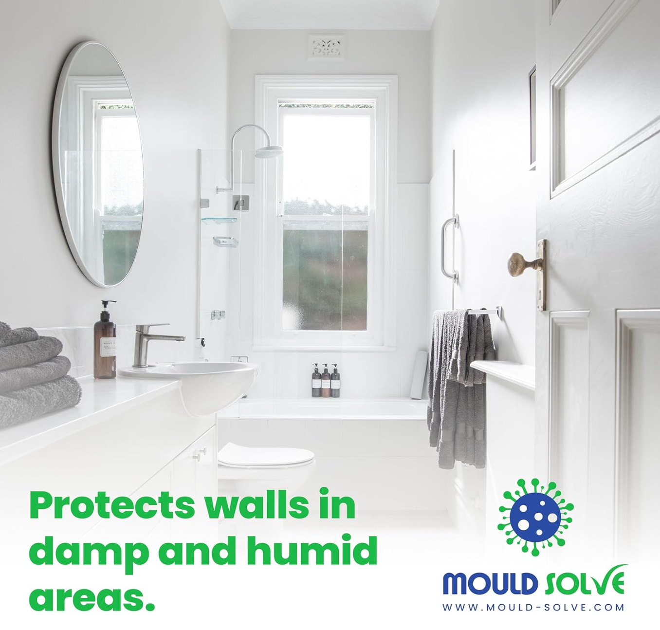 Mould Solve Anti Mould Paint 0.5L – Matt White
