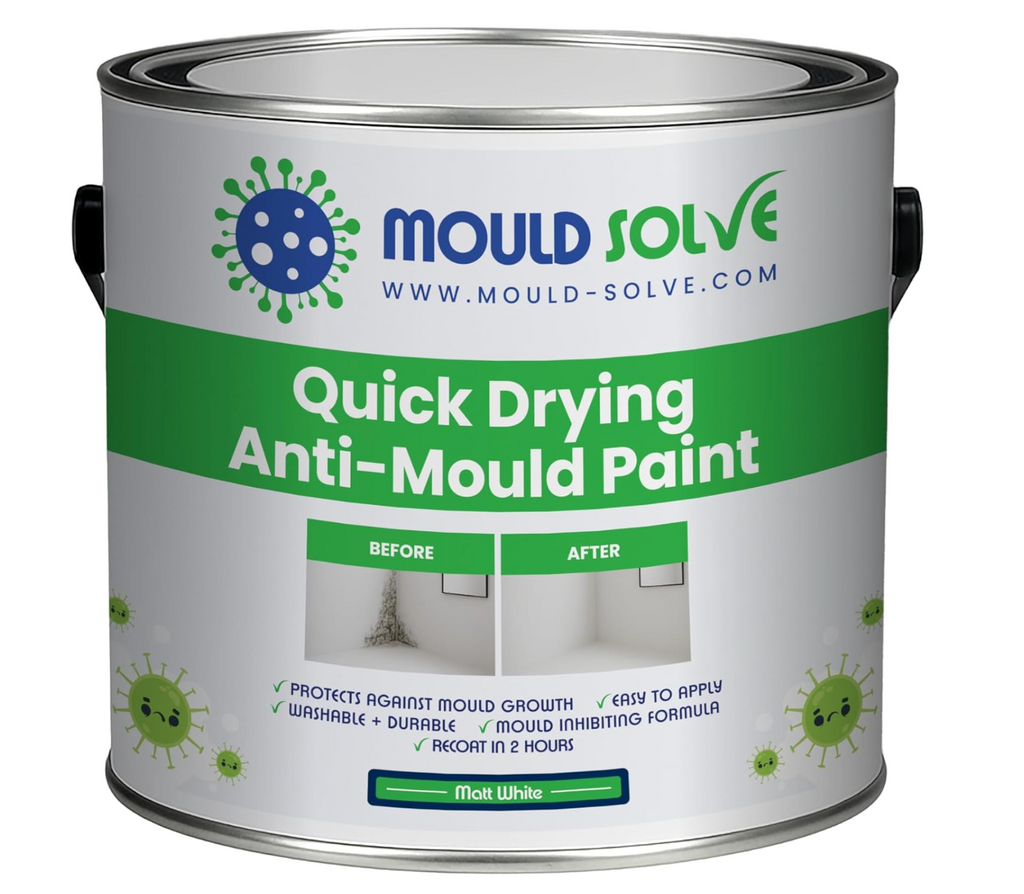 Mould Solve Anti Mould Paint 2.5L – Matt White | Interior Mould Resistant Paint
