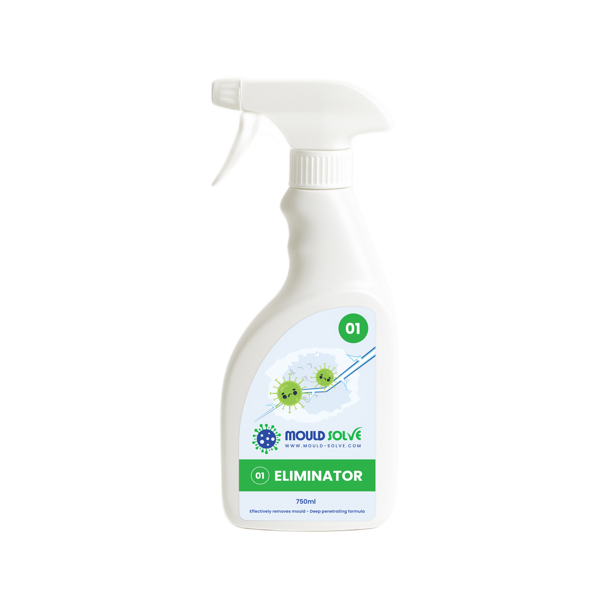 Clean transparent product image for eliminator-750ml
