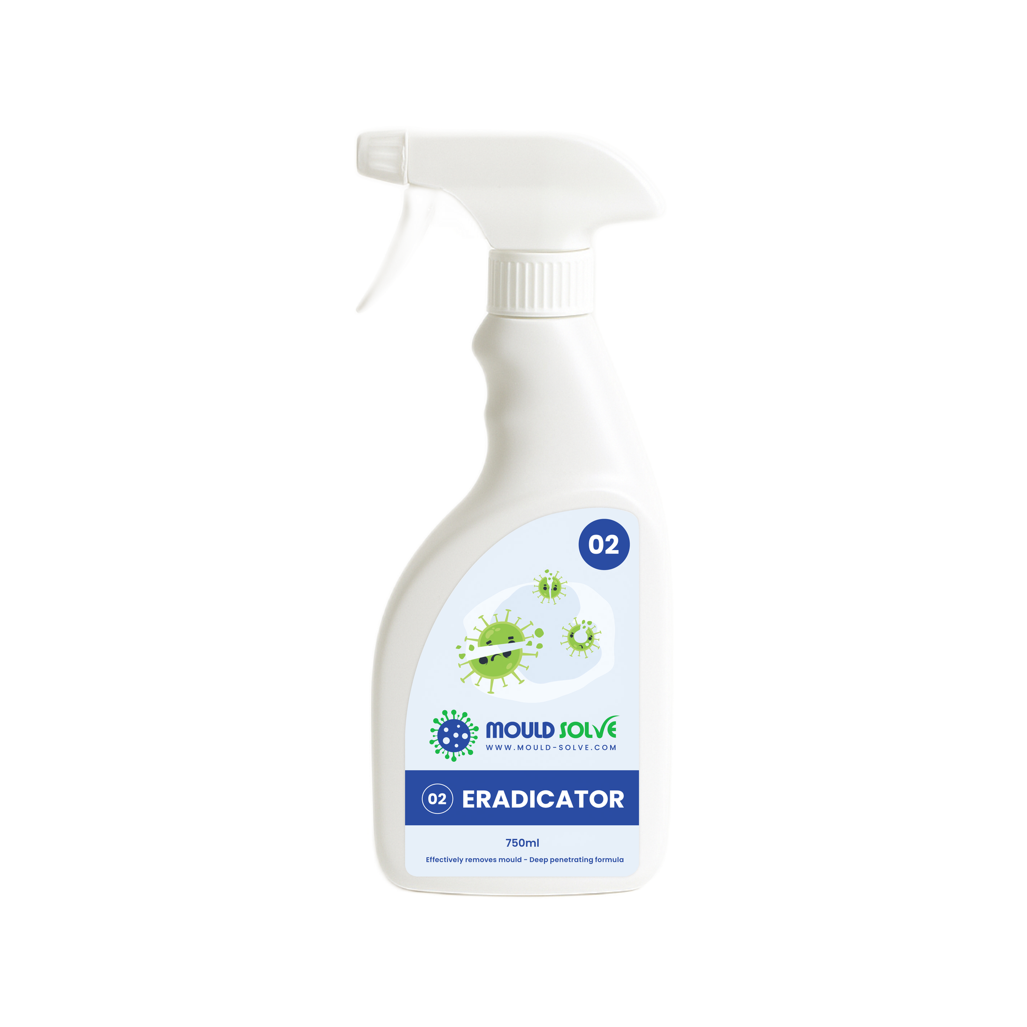 Clean transparent product image for eradicator-750ml